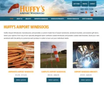 Huffyswindsocks.com(Airport Windsock) Screenshot