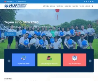 Hufi.vn(Đại học Công Nghiệp Thực Phẩm Tp.HCM) Screenshot
