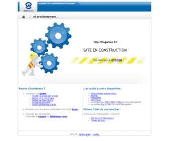 Hugames.fr(Site en construction) Screenshot