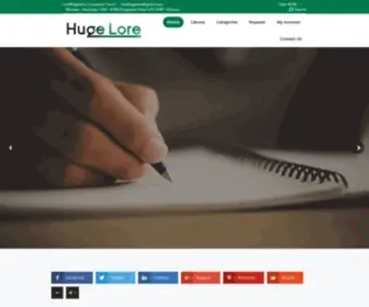 Hugelore.com(Hugelore) Screenshot