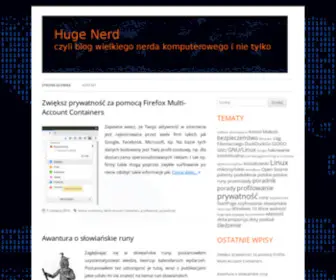 Hugenerd.pl(Huge nerd) Screenshot