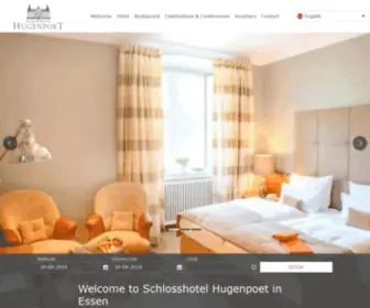 Hugenpoet.de(Schlosshotel Hugenpoet) Screenshot