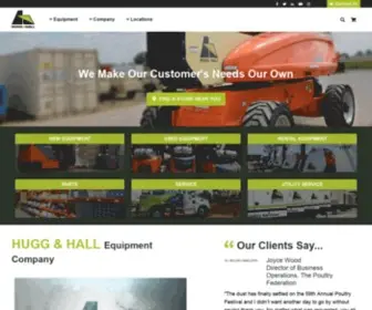 Hugghall.com(Equipment Rental) Screenshot