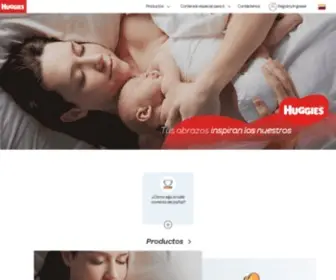 Huggies.com.ec(Abraza a tu bebé todos los días con Huggies®) Screenshot