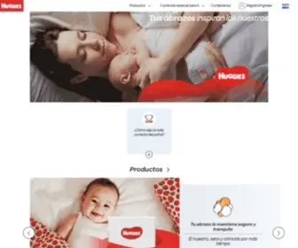 Huggies.com.ni(Abraza a tu bebé todos los días con Huggies®) Screenshot
