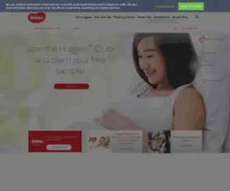 Huggies.com.sg(Baby care) Screenshot