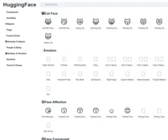 Huggingface.com(Emoji meanings) Screenshot