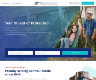 Hughcotton.com(Hugh Cotton Insurance) Screenshot