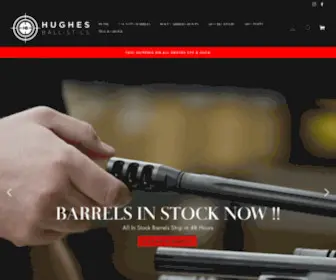 Hughes-Ballistics.com(Hughes Ballistics Firearms) Screenshot