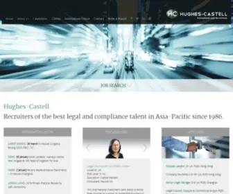 Hughes-Castell.com(Legal & Compliance Recruitment in Asia) Screenshot