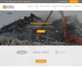 Hughesandsalvidge.co.uk(Complete Demolition Service) Screenshot