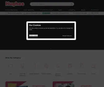 Hughes.co.uk(Washing Machines) Screenshot