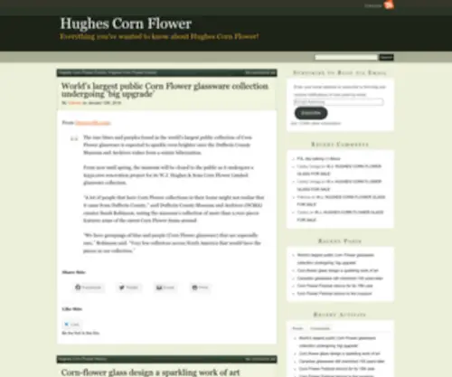 Hughescornflower.com(Hughes Corn Flower) Screenshot
