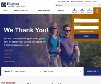 Hughesfcu.org(Hughes Federal Credit Union) Screenshot