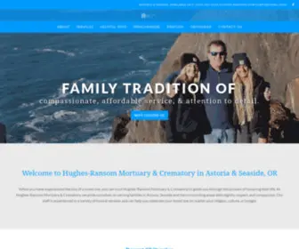 Hughesransom.com(Hughes-Ransom Mortuary & Crematory) Screenshot