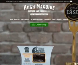 Hughmaguirebutchers.com(Ashbourne Award Winning Butcher) Screenshot