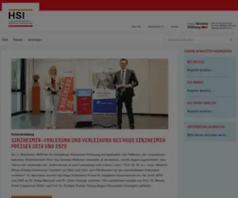 Hugo-Sinzheimer-Institut.de(Hugo Sinzheimer Institut für Arbeits) Screenshot