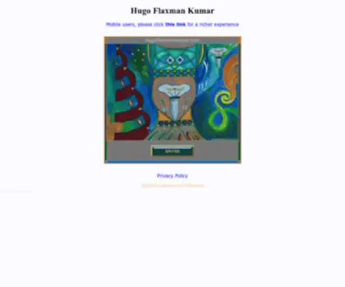 Hugoflaxmankumar.com(Artwork) Screenshot