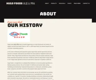 Hugofoods.com(Hugo) Screenshot