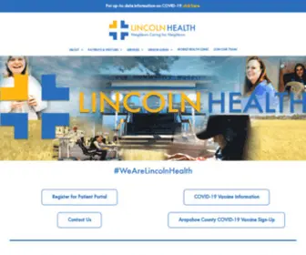 Hugohospital.com(Lincoln Health) Screenshot