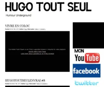 Hugotoutseul.fr(Hugo tout seul) Screenshot