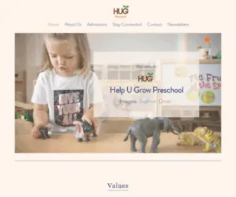 Hugpreschool.com(HUG Preschool) Screenshot