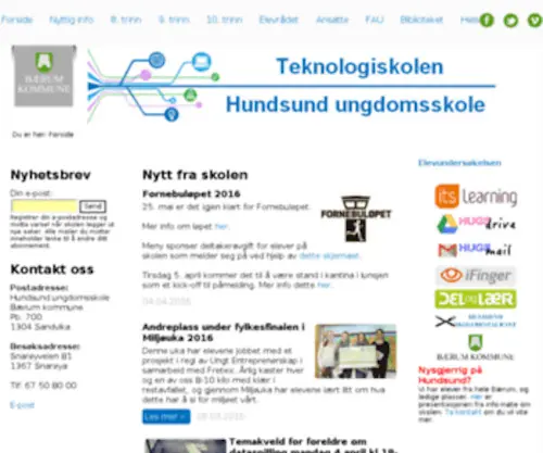 Hugs.no(Hundsund skole) Screenshot
