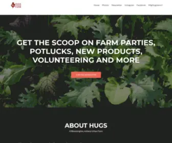 Hugsfarm.com(Hugs Urban Farm) Screenshot