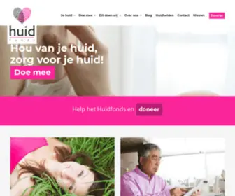 Huidfonds.org(Het Huidfonds) Screenshot