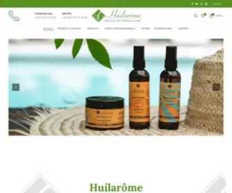 Huilarome.com(Huilarôme) Screenshot