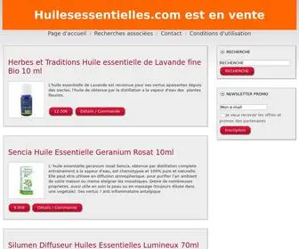 Huilesessentielles.com(Huiles Essentielles) Screenshot