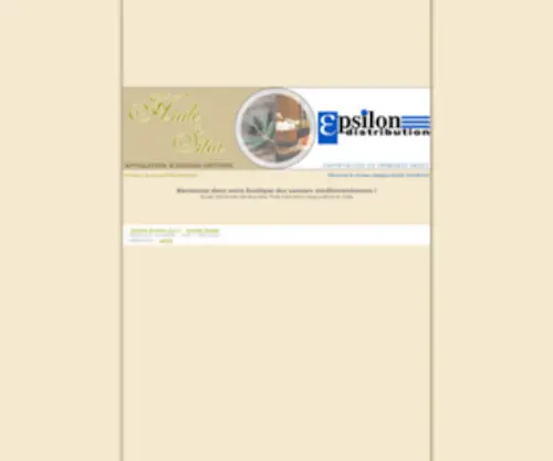 Huilesitia.com(Huile d'olive Sitia) Screenshot