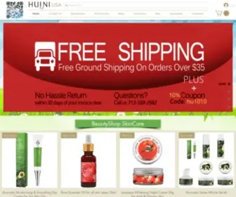 Huiniusa.com(Huini Beauty USA) Screenshot