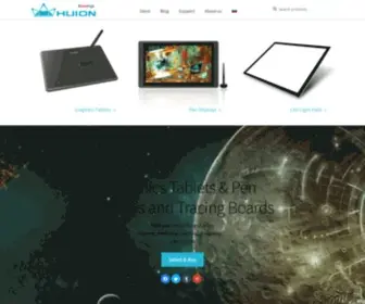 Huion-Tablet.eu(HUION Graphics Tablets & Pen Displays and Tracing Boards) Screenshot