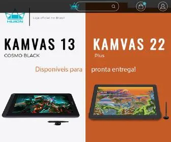 Huion.com.br(Mesas e Display's Interativos para desenho) Screenshot