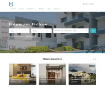 Huisafrica.com(A real estate company) Screenshot