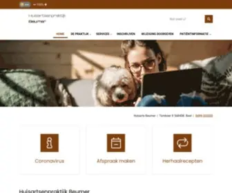 Huisartsbeumer.nl(Huisarts Beumer) Screenshot