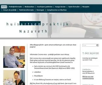 Huisartsenpraktijknazareth.nl(Huisartsenpraktijk Nazareth) Screenshot