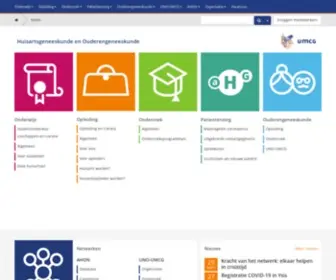 Huisartsgeneeskunde-UMCG.nl(Huisartsgeneeskunde en Ouderengeneeskunde) Screenshot