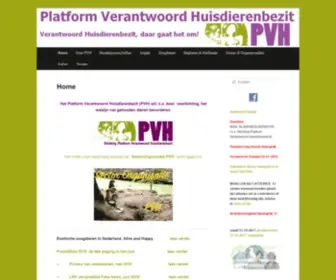 Huisdieren.nu(Platform Verantwoord Huisdierenbezit) Screenshot