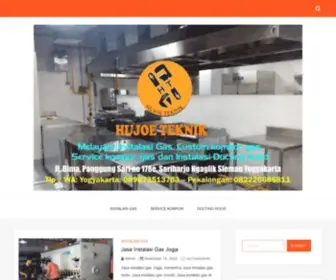 Hujoeteknik.com(Instalasi Gas Resto dan Hotel terbaik di Jogja) Screenshot