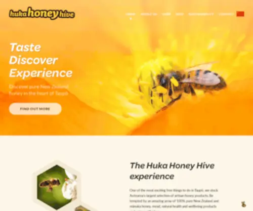 Hukahoneyhive.com(Huka Honey Hive) Screenshot