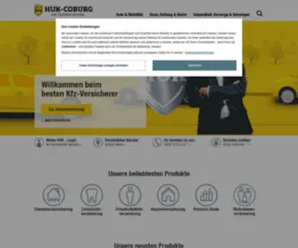 Hukcoburg.com(Unsere Versicherungen) Screenshot