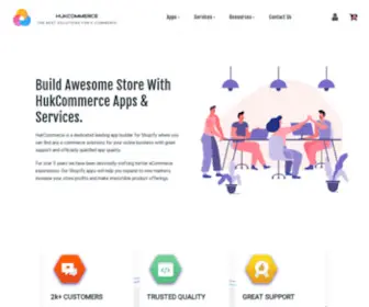 Hukcommerce.com(Shopify) Screenshot