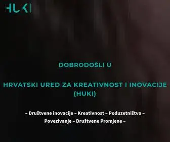 Huki.hr(Hrvatski ured za kreativnost i inovacije) Screenshot