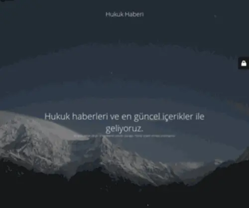 Hukukhaberi.com(Sitemiz) Screenshot