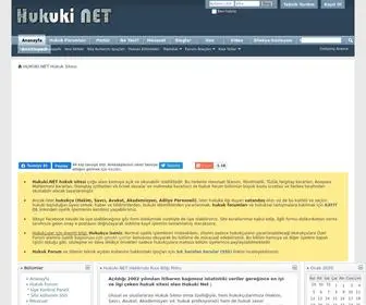Hukuki.net(Hukuk mevzuatı (kanun yönetmelik içtihat)) Screenshot
