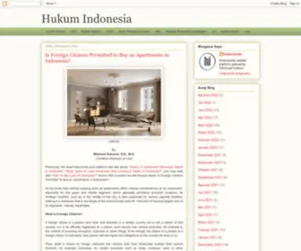 Hukumindo.com(Hukum Indonesia) Screenshot