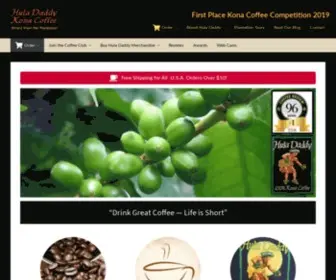 Huladaddy.com(Kona Coffee Plantation) Screenshot