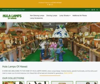 Hulalamps.com(Hula Lamps of Hawaii) Screenshot